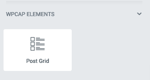 WPCAPS Post Grid